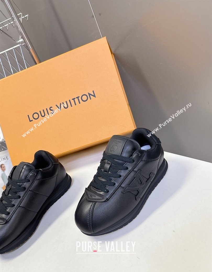 Louis Vuitton LV BUTTERSOFT Sneakers in Calf Leather Black 2025 1AIKDJ (MD-250829059)
