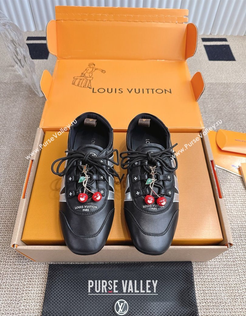 Louis Vuitton LV Sneakerina in Lambskin Black 2025 0829 (MD-250829070)