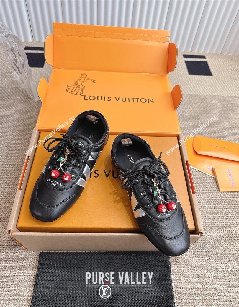 Louis Vuitton LV Sneakerina in Lambskin Black 2025 0829 (MD-250829070)