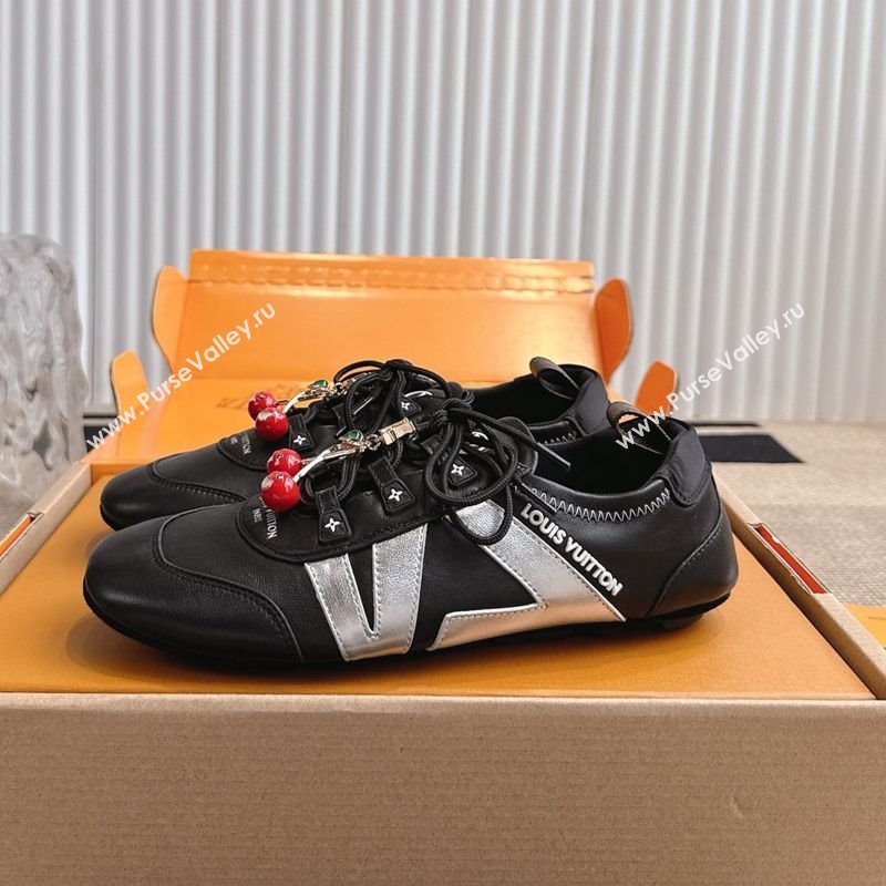 Louis Vuitton LV Sneakerina in Lambskin Black 2025 0829 (MD-250829070)