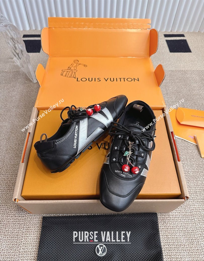 Louis Vuitton LV Sneakerina in Lambskin Black 2025 0829 (MD-250829070)