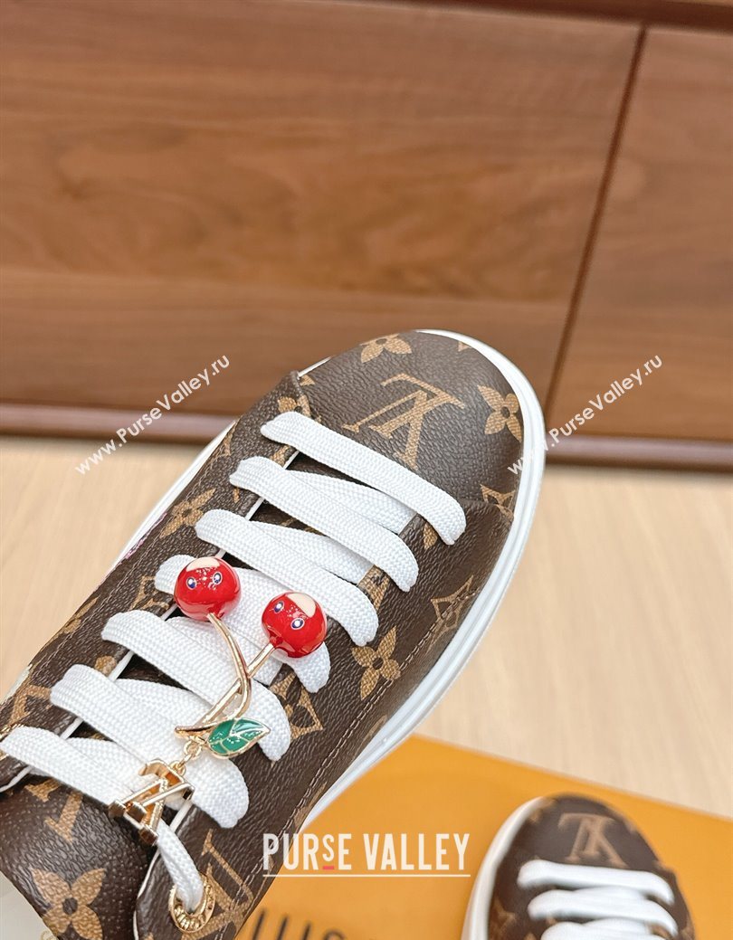 Louis Vuitton Time Out Sneakers 4cm in Printed Monogram Canvas 2025 0829 (KL-250829015)