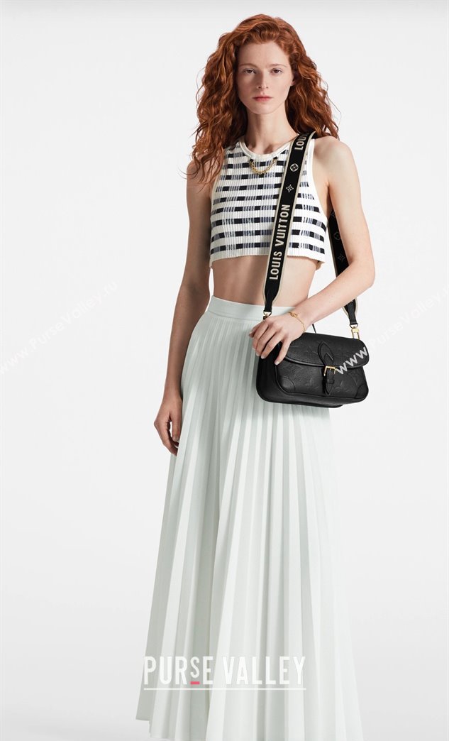 Louis Vuitton Diane Bag in Grained Cowhide Leather M15049 Smoke Grey 2025 (KI-251008067)