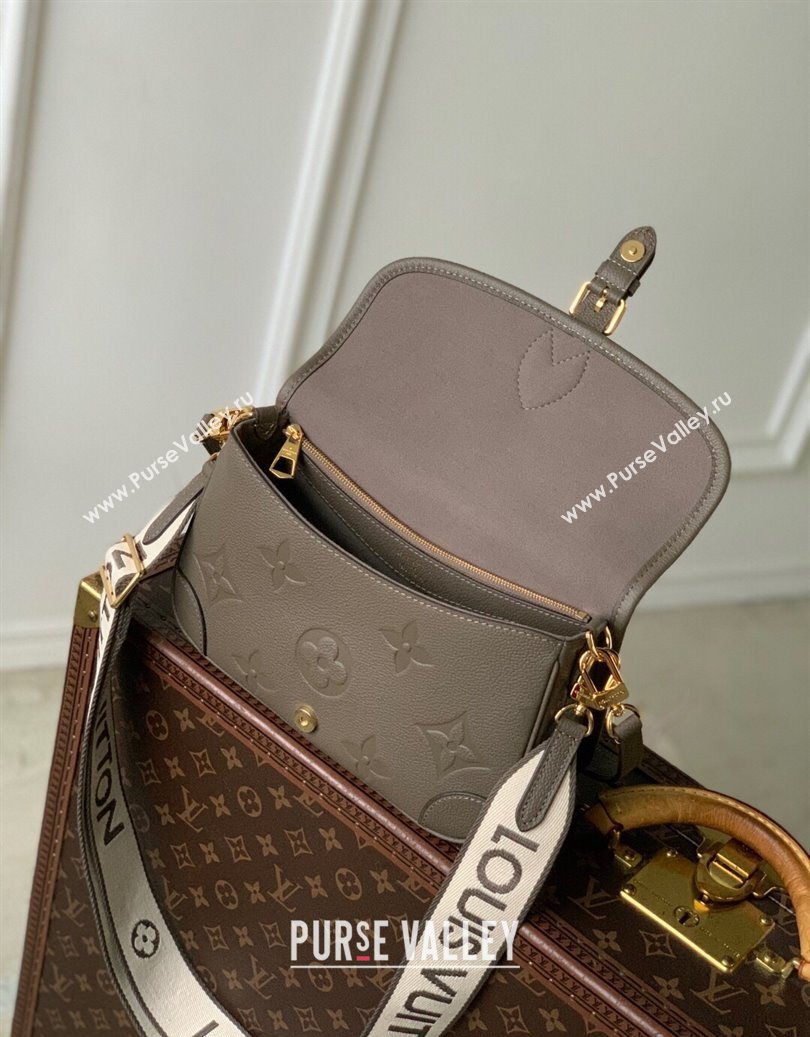 Louis Vuitton Diane Bag in Grained Cowhide Leather M15049 Smoke Grey 2025 (KI-251008067)