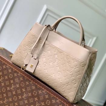 Louis Vuitton Avenue MM Tote Bag in Monogram Leather Beige 2025 M25575 (KI-251008069)