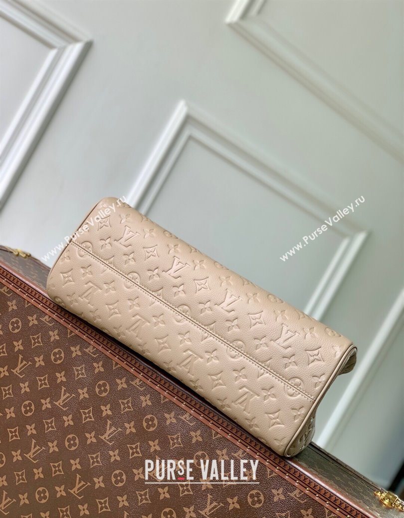 Louis Vuitton Avenue MM Tote Bag in Monogram Leather Beige 2025 M25575 (KI-251008069)
