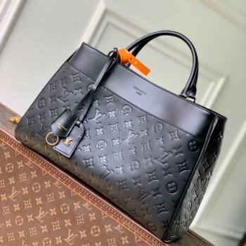 Louis Vuitton Avenue MM Tote Bag in Monogram Leather Black 2025 M25575 (KI-251008070)