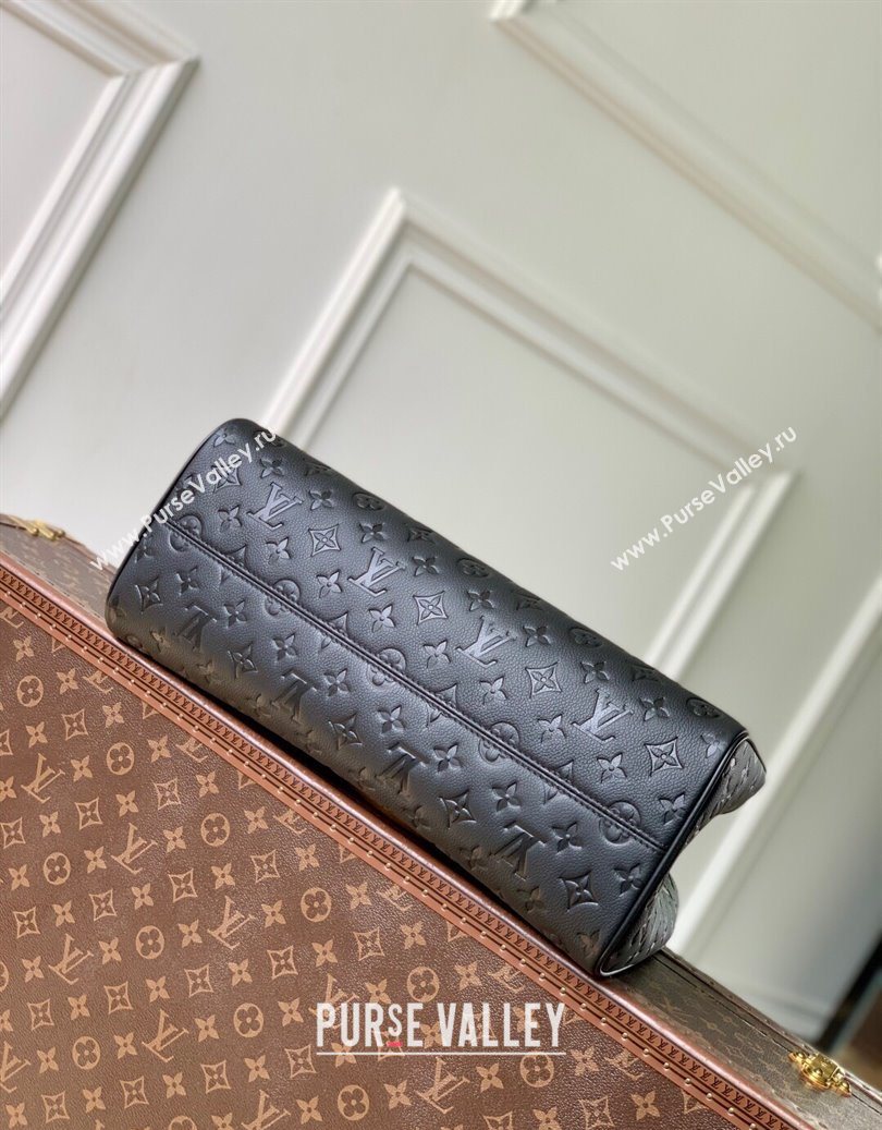 Louis Vuitton Avenue MM Tote Bag in Monogram Leather Black 2025 M25575 (KI-251008070)
