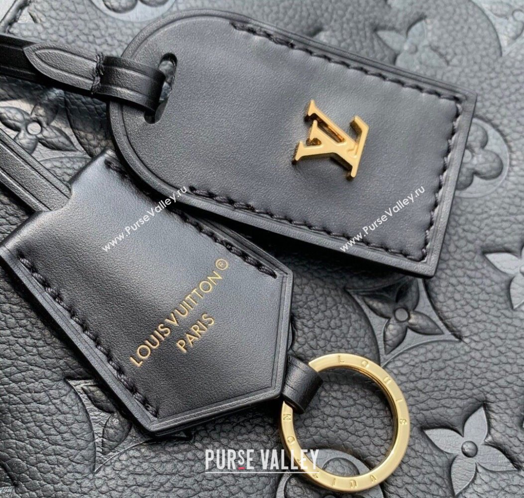 Louis Vuitton Avenue MM Tote Bag in Monogram Leather Black 2025 M25575 (KI-251008070)