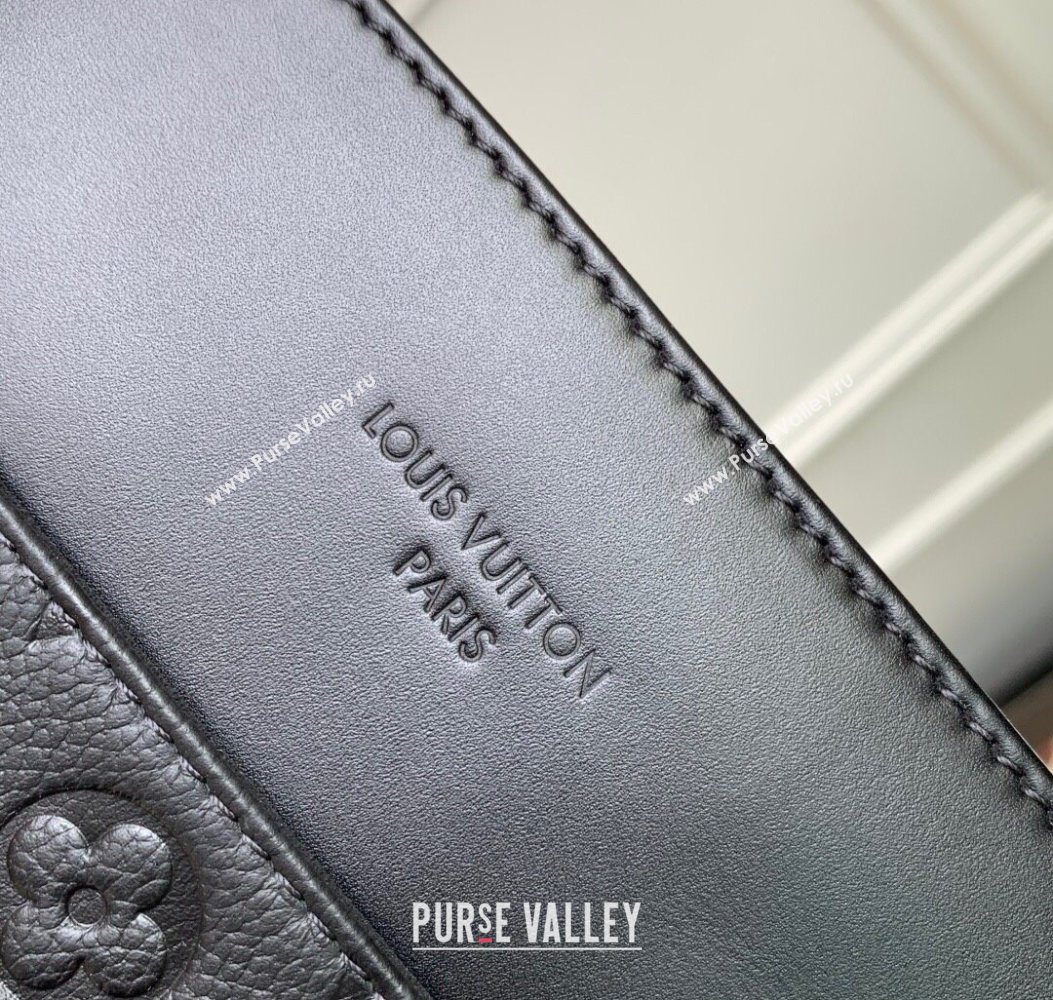 Louis Vuitton Avenue MM Tote Bag in Monogram Leather Black 2025 M25575 (KI-251008070)