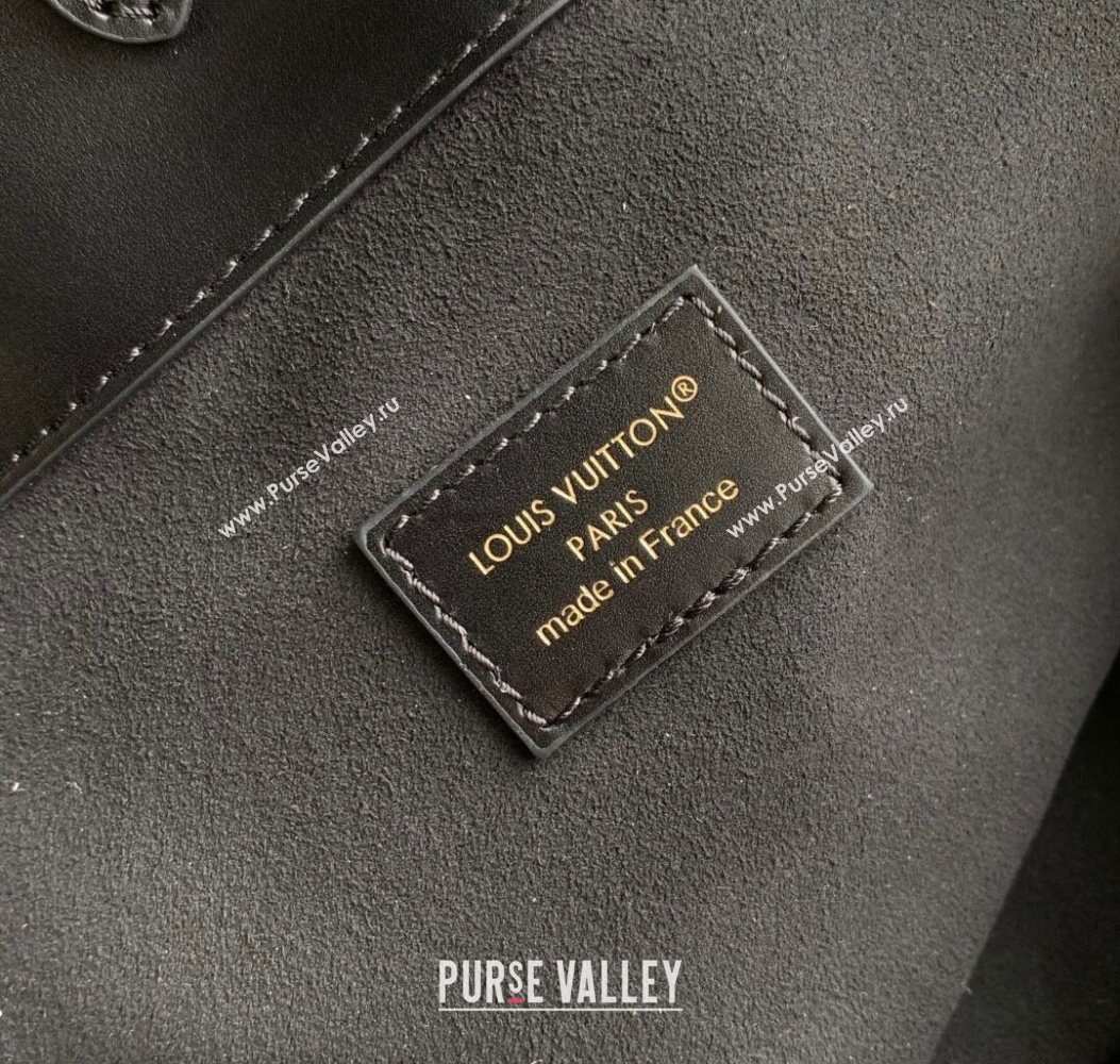 Louis Vuitton Avenue MM Tote Bag in Monogram Leather Black 2025 M25575 (KI-251008070)