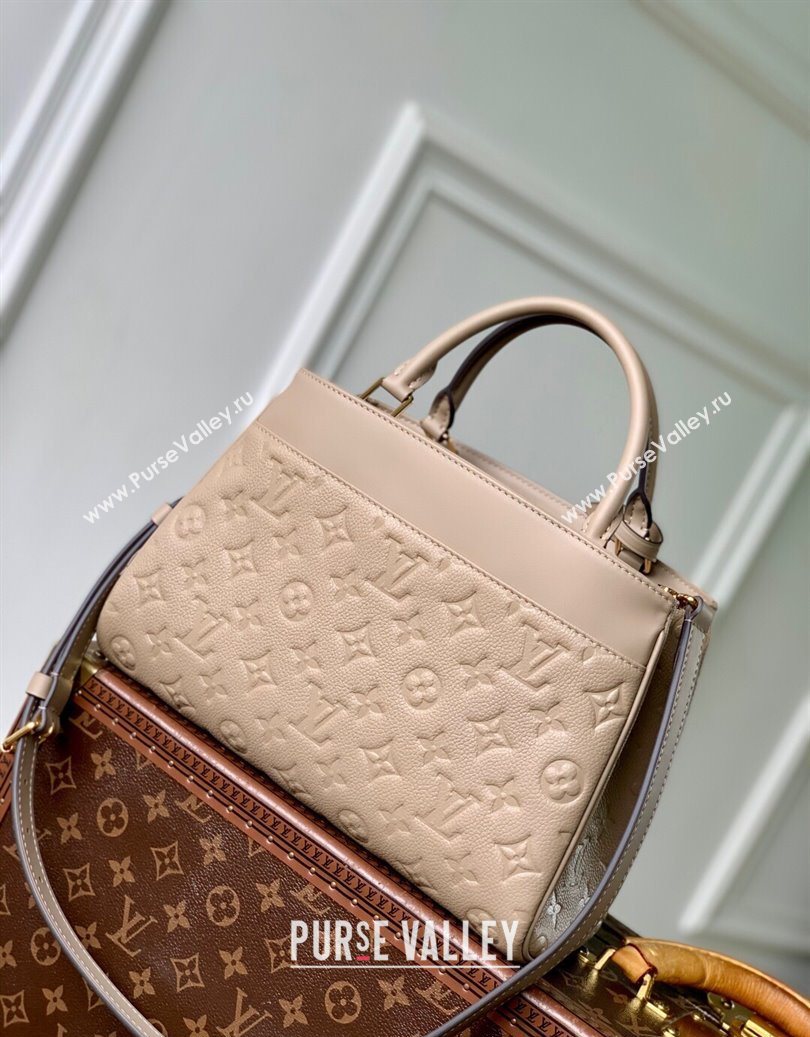 Louis Vuitton Avenue PM Tote Bag in Monogram Leather Beige 2025 M15231 (KI-251008071)