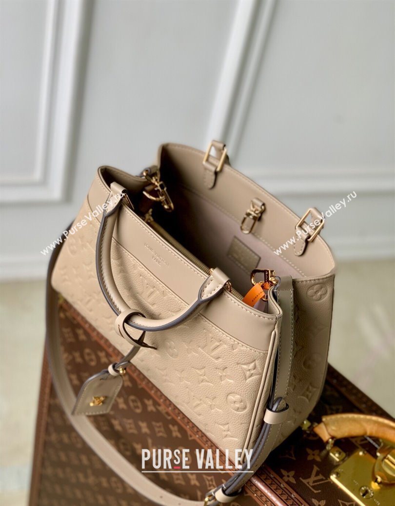 Louis Vuitton Avenue PM Tote Bag in Monogram Leather Beige 2025 M15231 (KI-251008071)