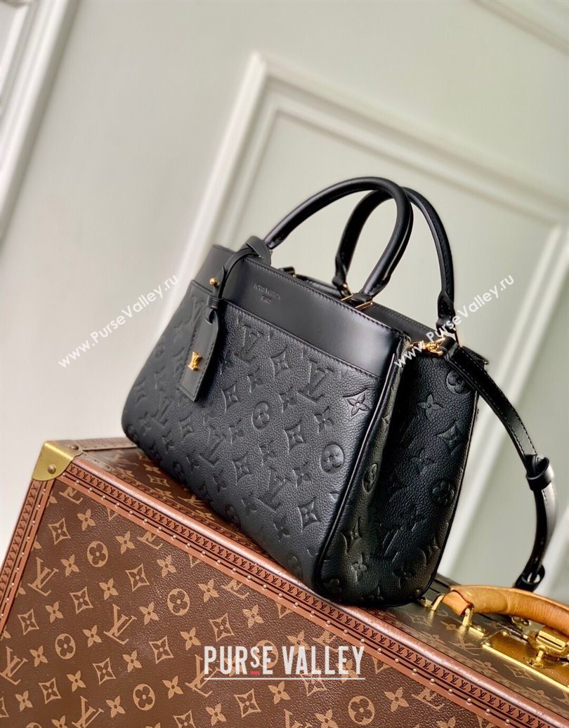 Louis Vuitton Avenue PM Tote Bag in Monogram Leather Black 2025 M25577 (KI-251008072)
