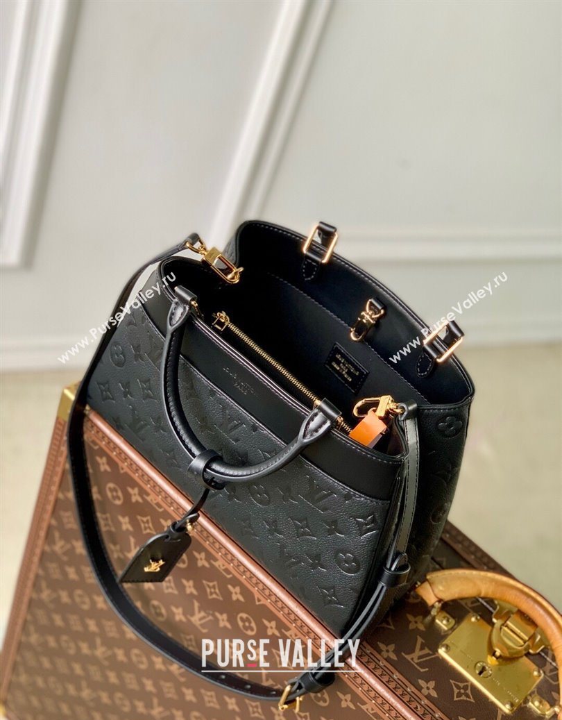 Louis Vuitton Avenue PM Tote Bag in Monogram Leather Black 2025 M25577 (KI-251008072)