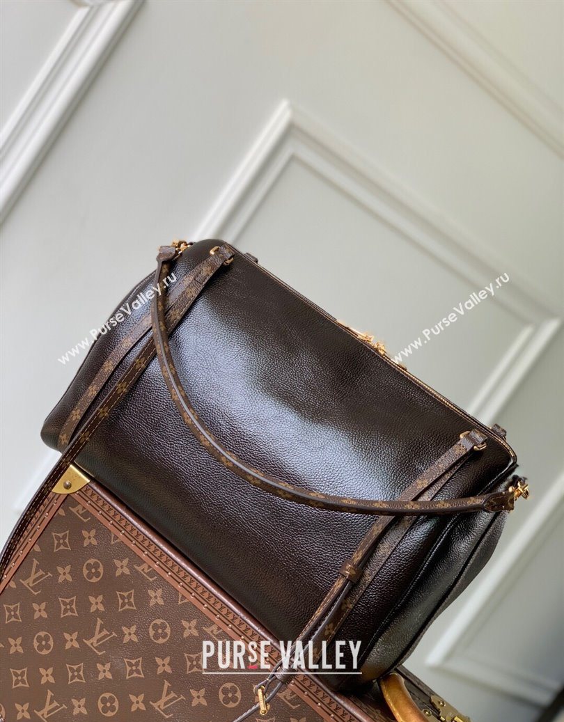 Louis Vuitton Express MM bag in Calfskin leather Acajou Brown 2025 M26359 (KI-251008076)