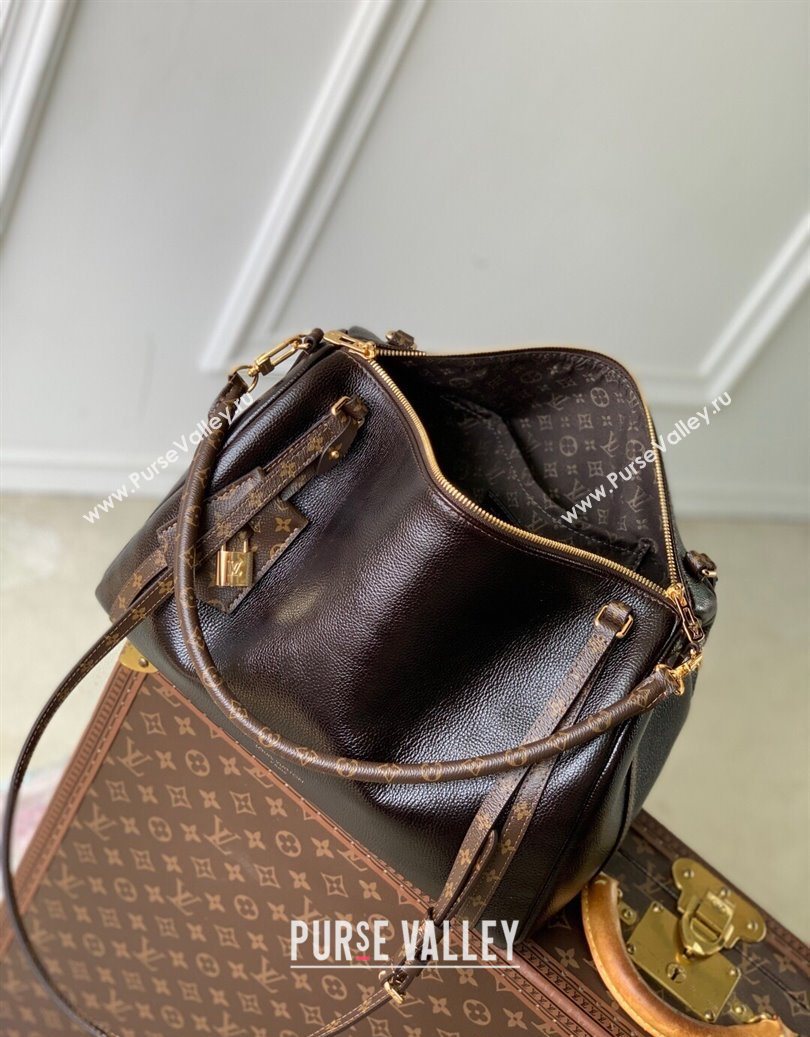 Louis Vuitton Express MM bag in Calfskin leather Acajou Brown 2025 M26359 (KI-251008076)