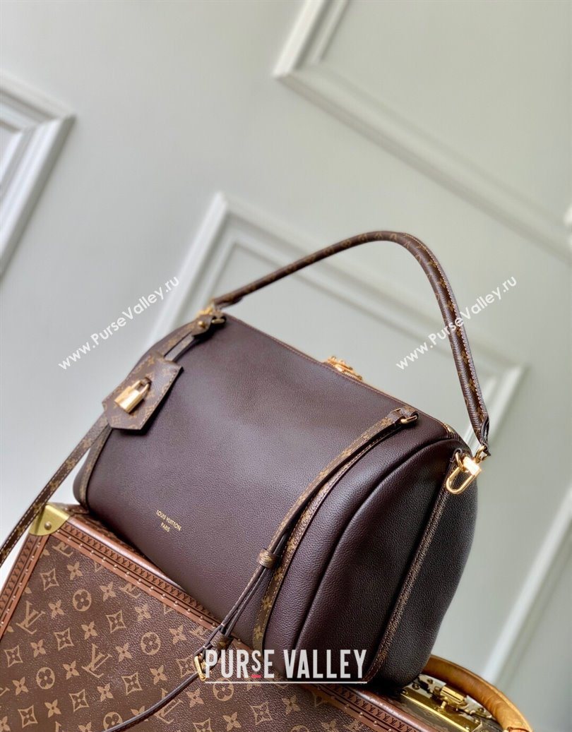 Louis Vuitton Express MM bag in Calfskin leather Acajou Brown 2025 M26397 (KI-251008077)
