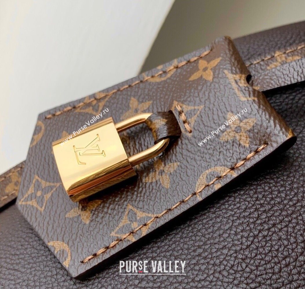 Louis Vuitton Express MM bag in Calfskin leather Acajou Brown 2025 M26397 (KI-251008077)