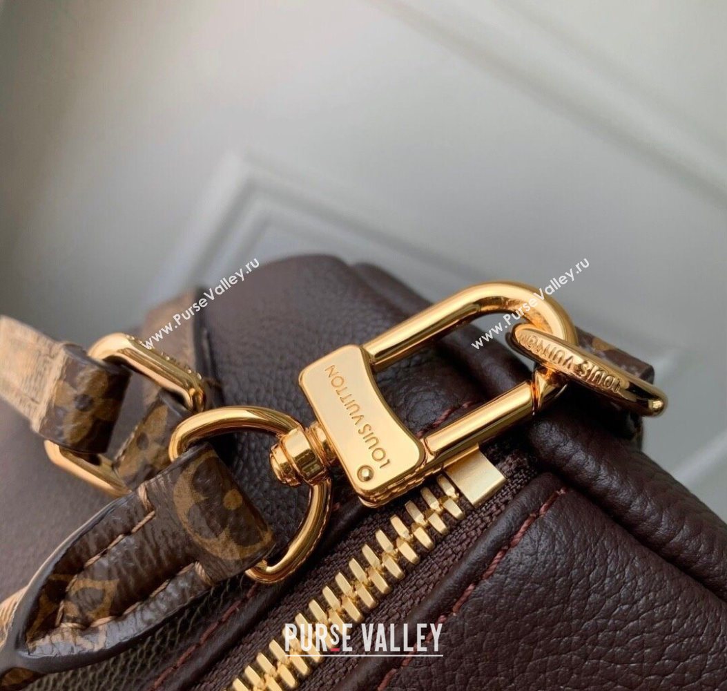Louis Vuitton Express MM bag in Calfskin leather Acajou Brown 2025 M26397 (KI-251008077)