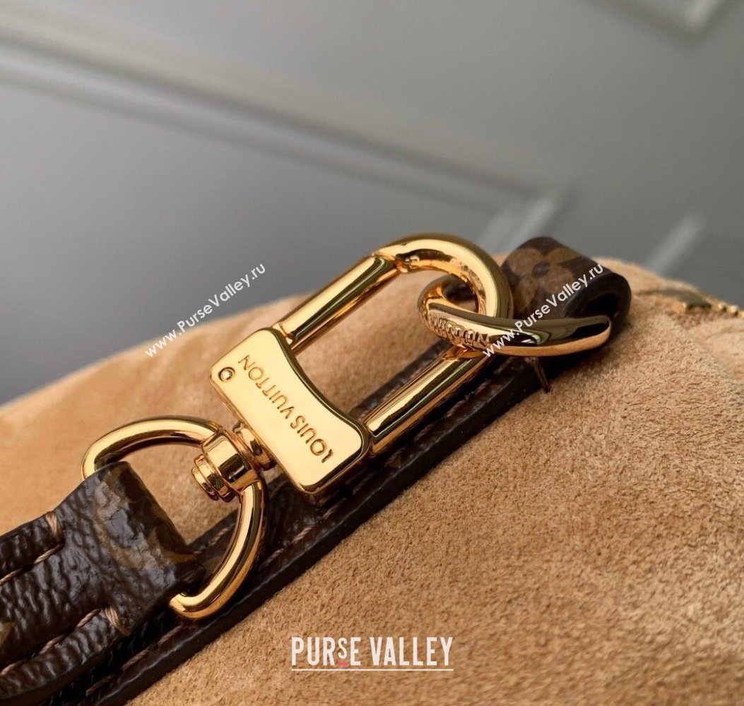 Louis Vuitton Express MM bag in Suede M26358 Hazelnut Brown 2025 (KI-251008078)