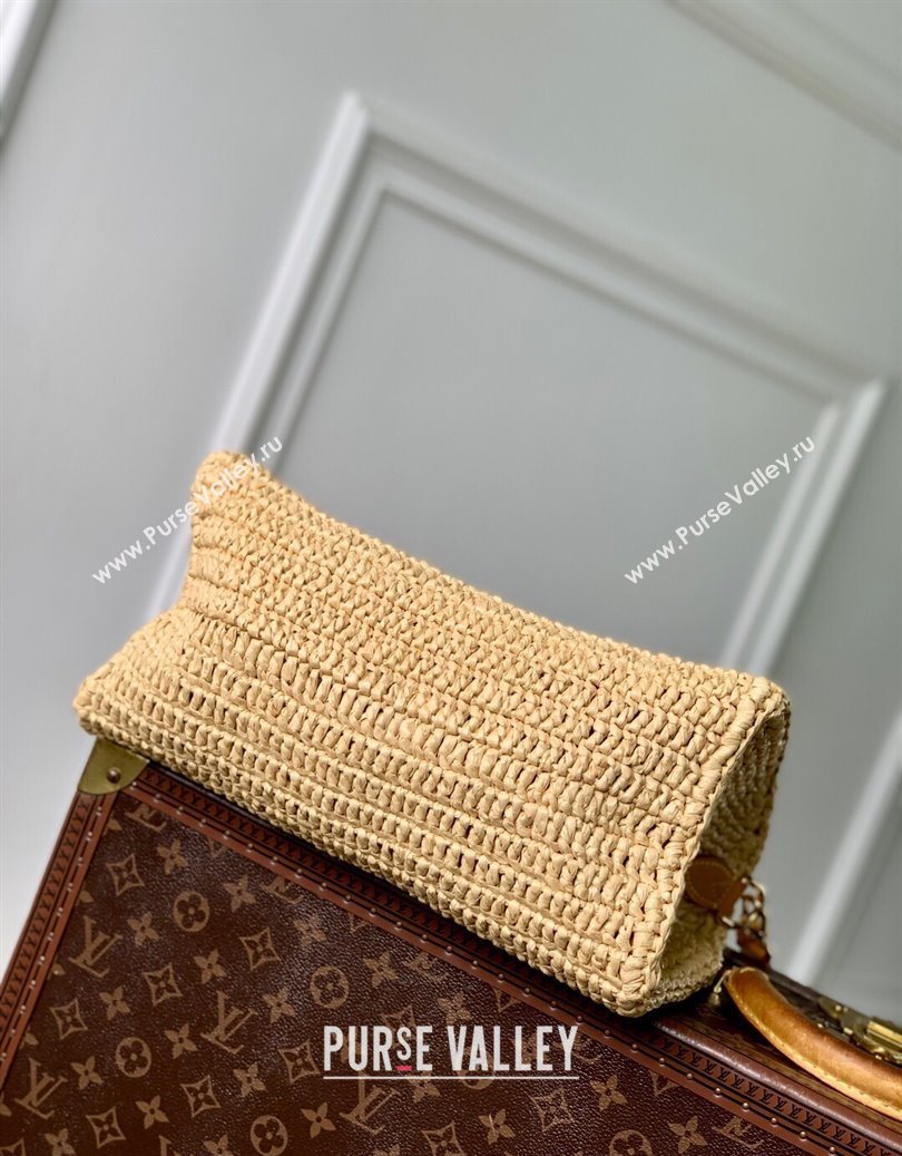 Louis Vuitton Speedy 30 Bandouliere Bag in Raffia Straw Beige M14457 2025 (KI-251008088)