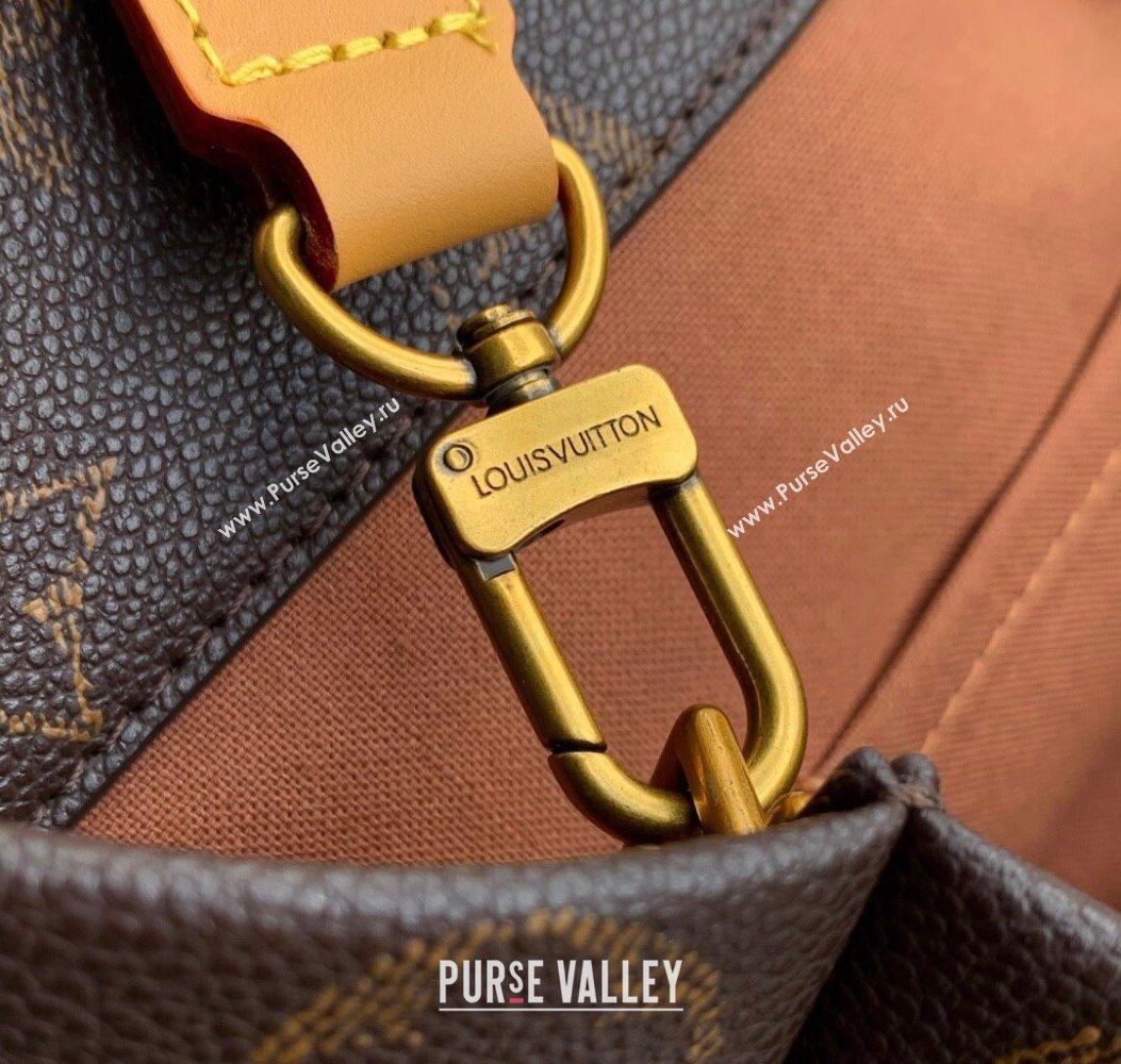 Louis Vuitton Mens Shopper Tote MM bag in Monogram Leather Brown M13928 2025 (KI-251008090)