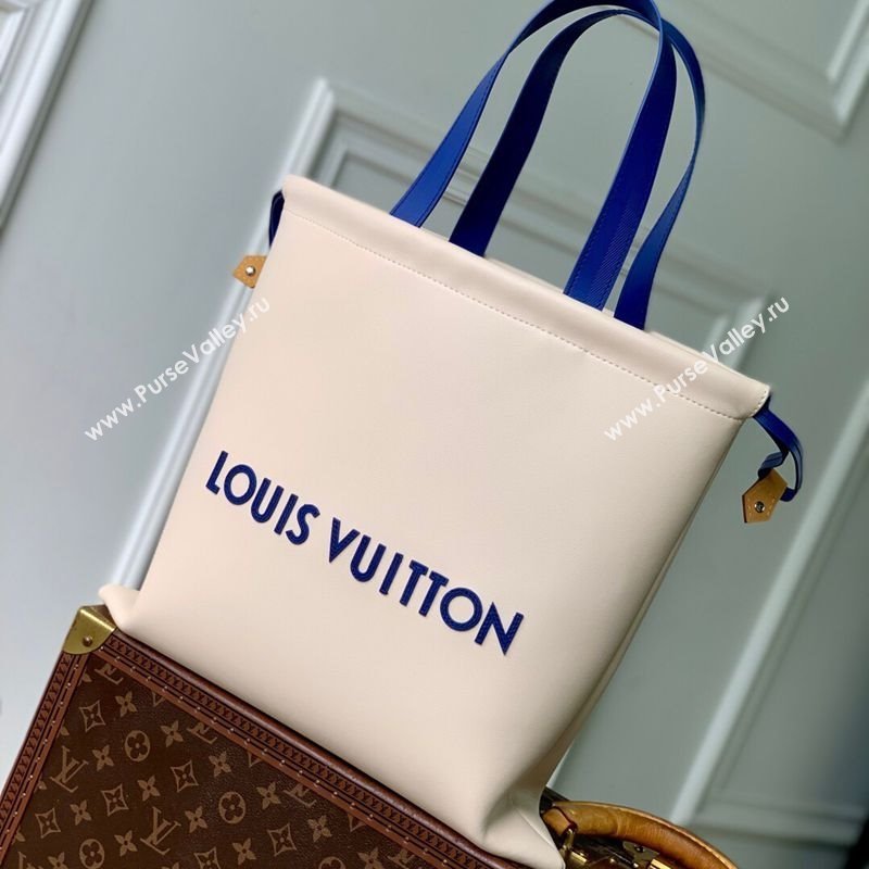 Louis Vuitton Dust Bag Tote in Ecru White Nubuck leather M15235 2025 (KI-251008091)