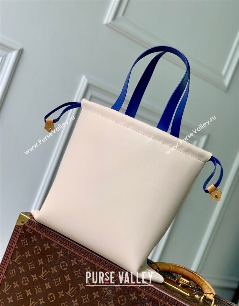 Louis Vuitton Dust Bag Tote in Ecru White Nubuck leather M15235 2025 (KI-251008091)