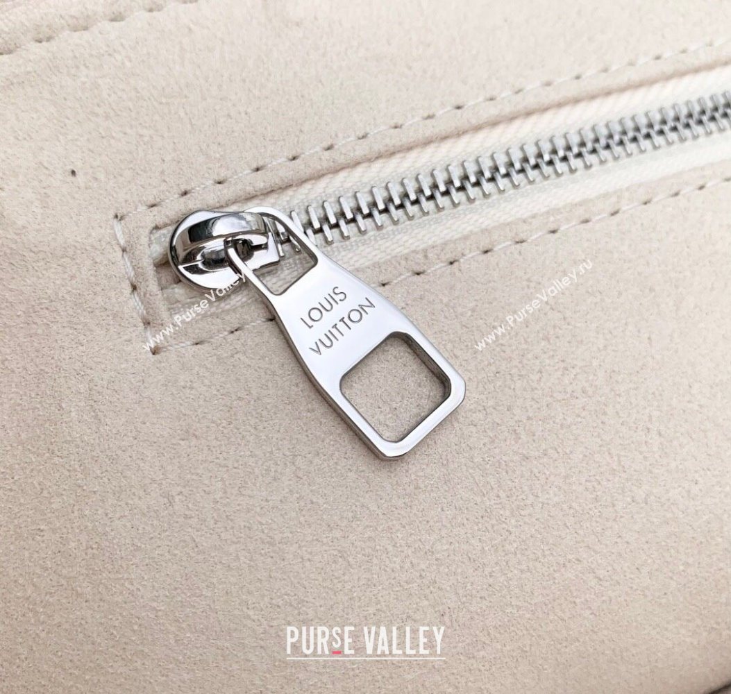 Louis Vuitton Dust Bag Tote in Ecru White Nubuck leather M15235 2025 (KI-251008091)