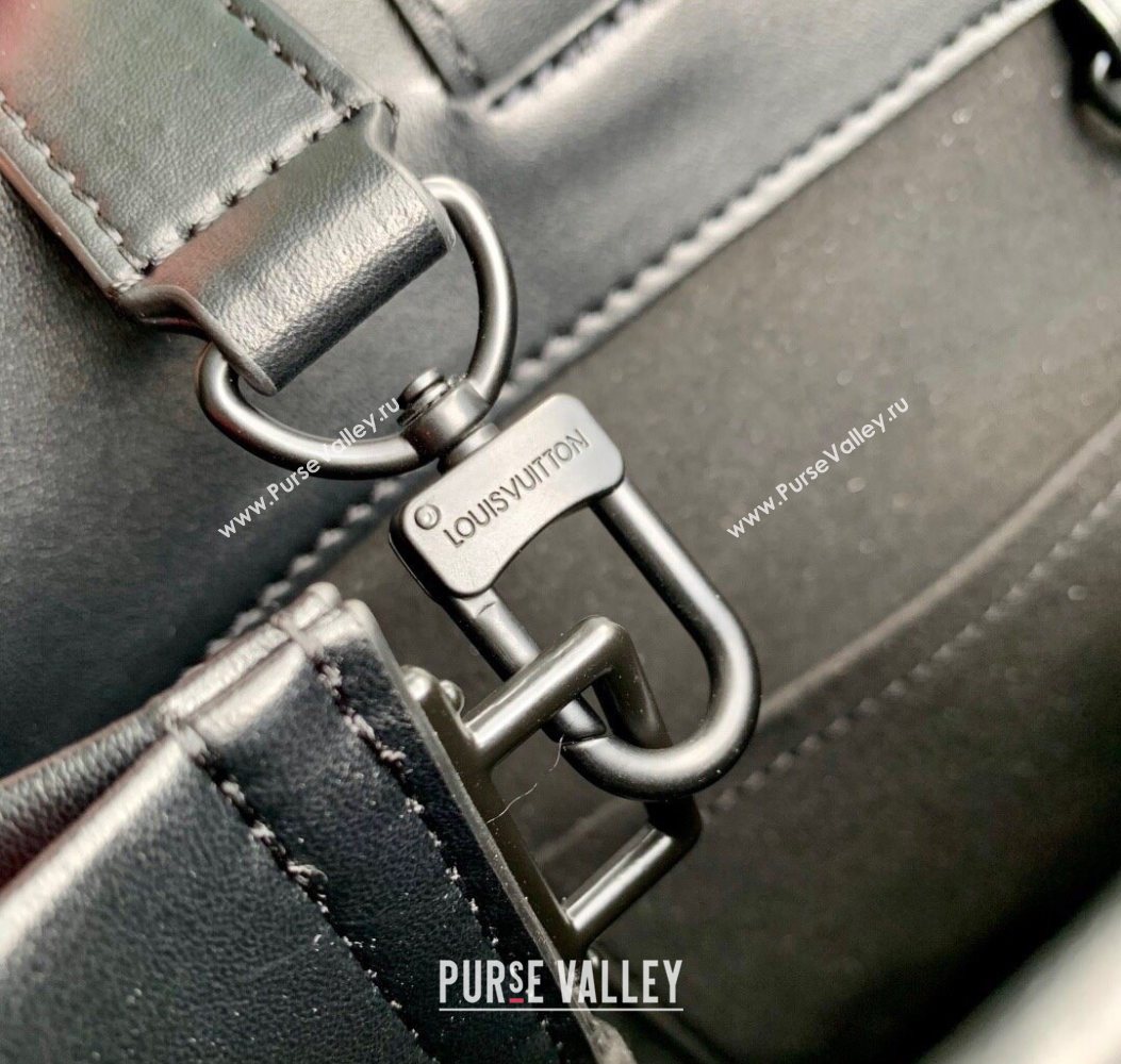 Louis Vuitton Shopper Tote MM bag in Ultra Black Leather M13979 2025 (KI-251008092)