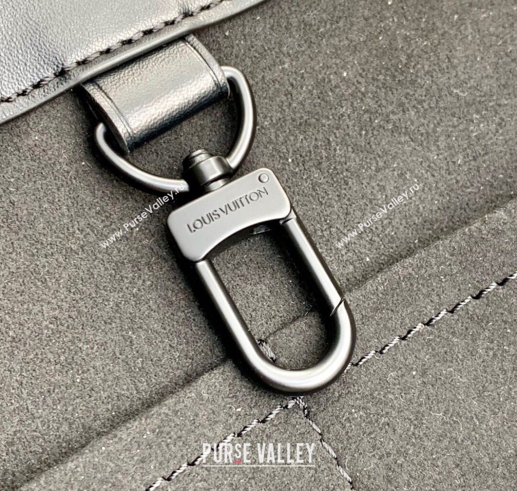 Louis Vuitton Shopper Tote MM bag in Ultra Black Leather M13979 2025 (KI-251008092)