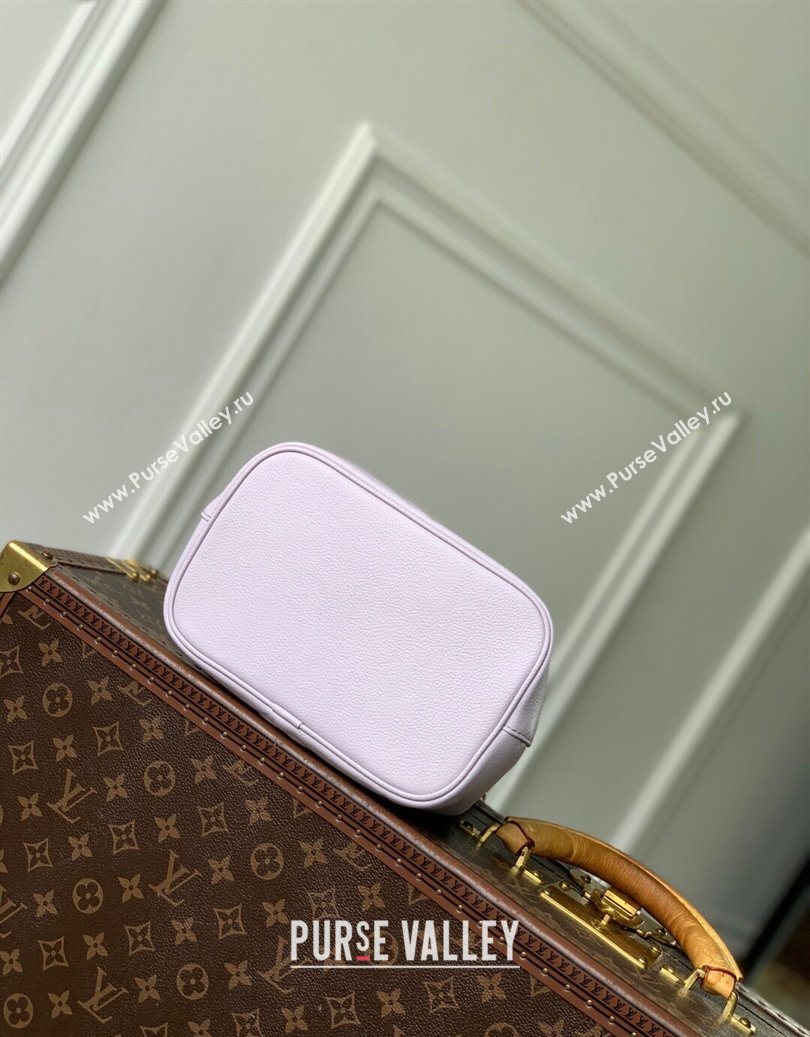 Louis Vuitton Neonoe BB Bucket bag in Maxi Monogram Leather Misty Lilac Purple 2025 M25675 (KI-251009001)