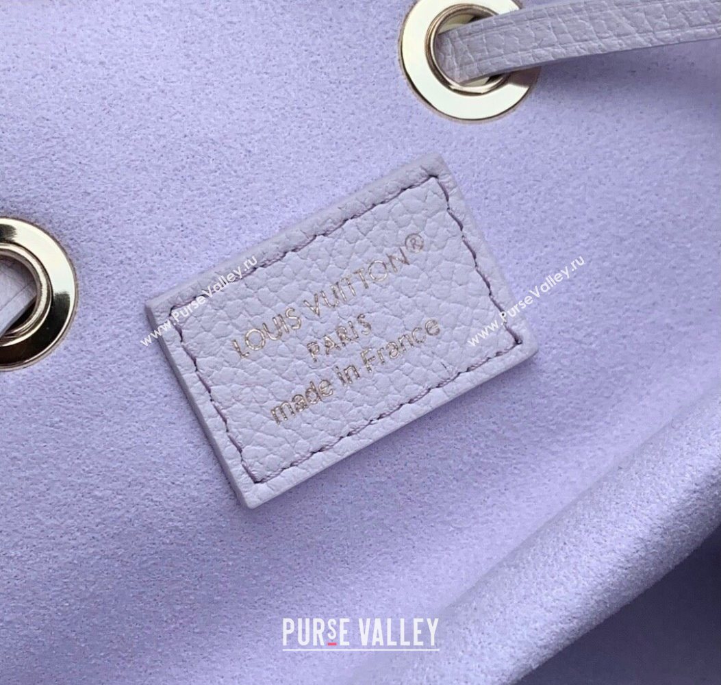 Louis Vuitton Neonoe BB Bucket bag in Maxi Monogram Leather Misty Lilac Purple 2025 M25675 (KI-251009001)