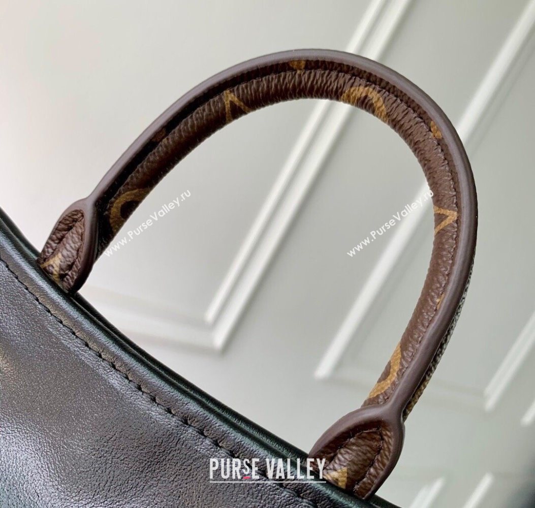 Louis Vuitton Off Duty Backpack Vibe Bag in Black Lamb leather M25522 2025 (KI-251009002)