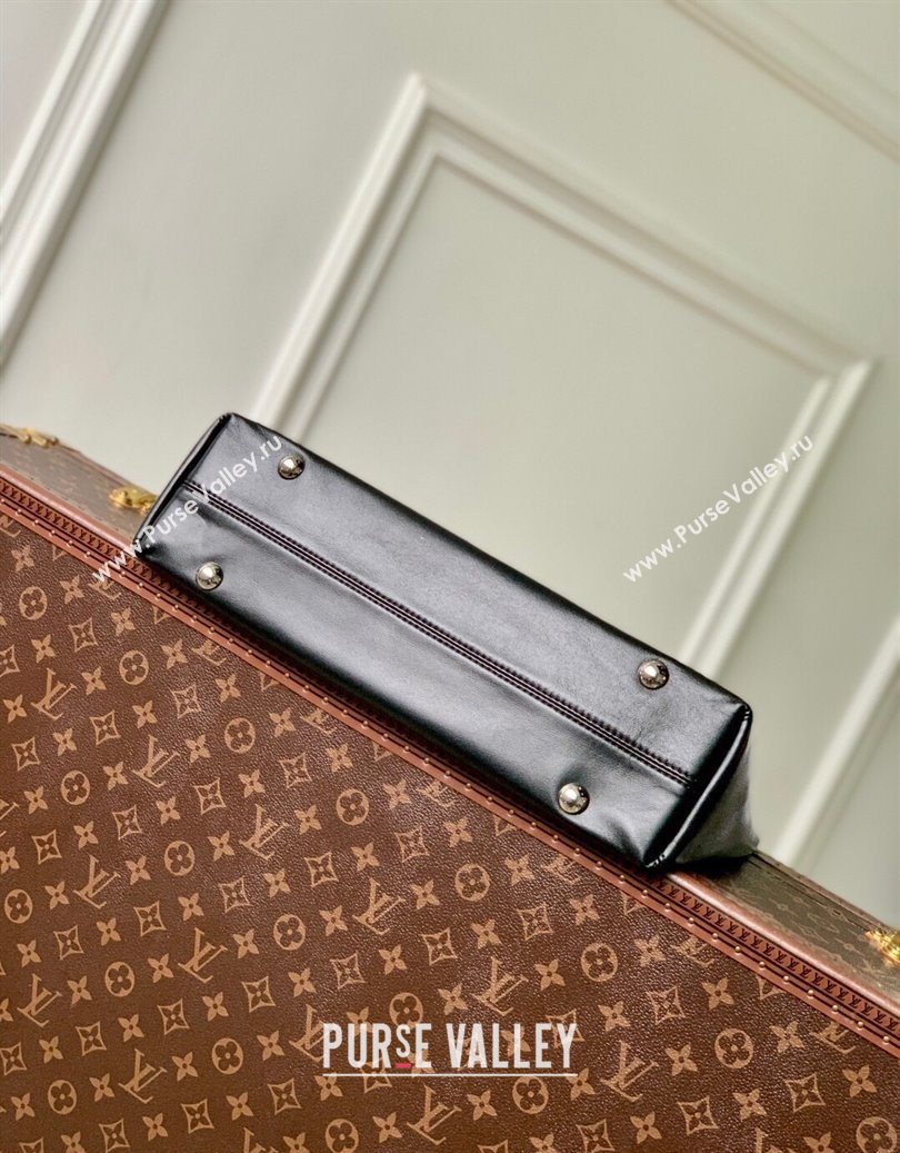 Louis Vuitton Off Duty Vibe Medium Bucket Bag in Black Lamb leather M25545 2025 (KI-251009003)