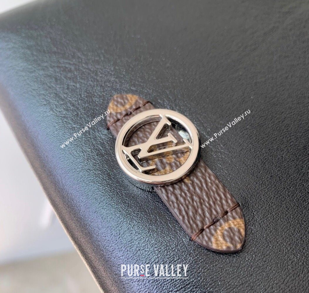 Louis Vuitton Cosmetic Pouch MM in Black Lambskin leather M15206 2025 (KI-251009006)