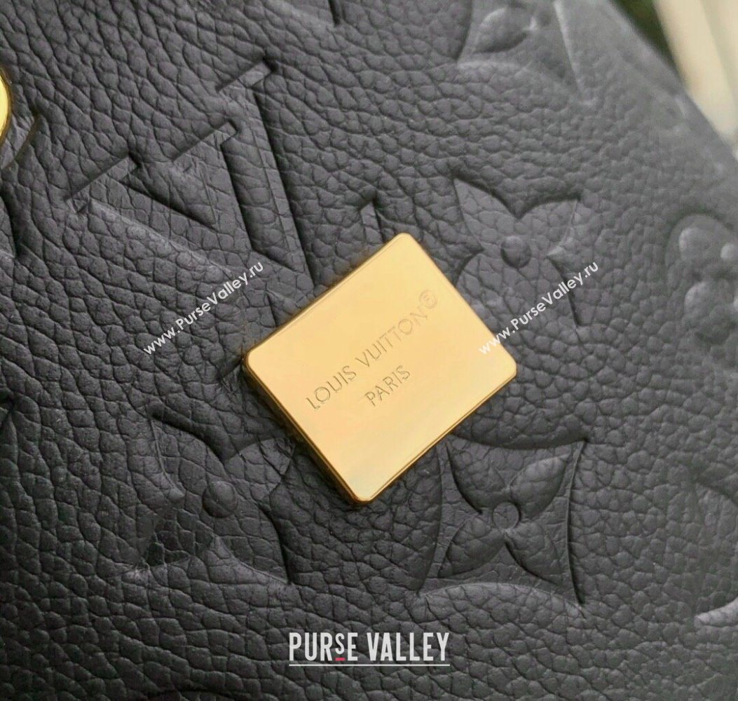 Louis Vuitton Nano Noe Backpack Bag in Embossed Grained Leather Black M14549 2025 (KI-251009007)