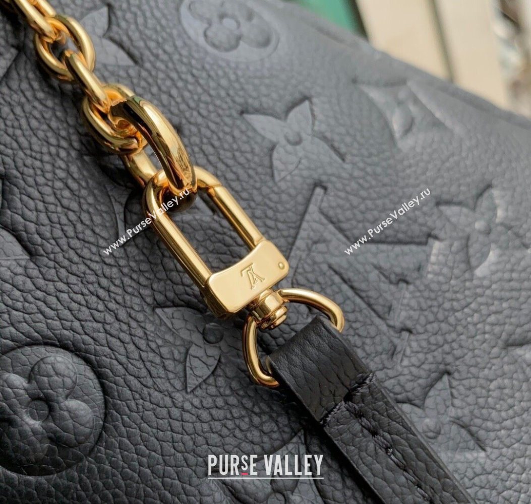 Louis Vuitton Nano Noe Backpack Bag in Embossed Grained Leather Black M14549 2025 (KI-251009007)