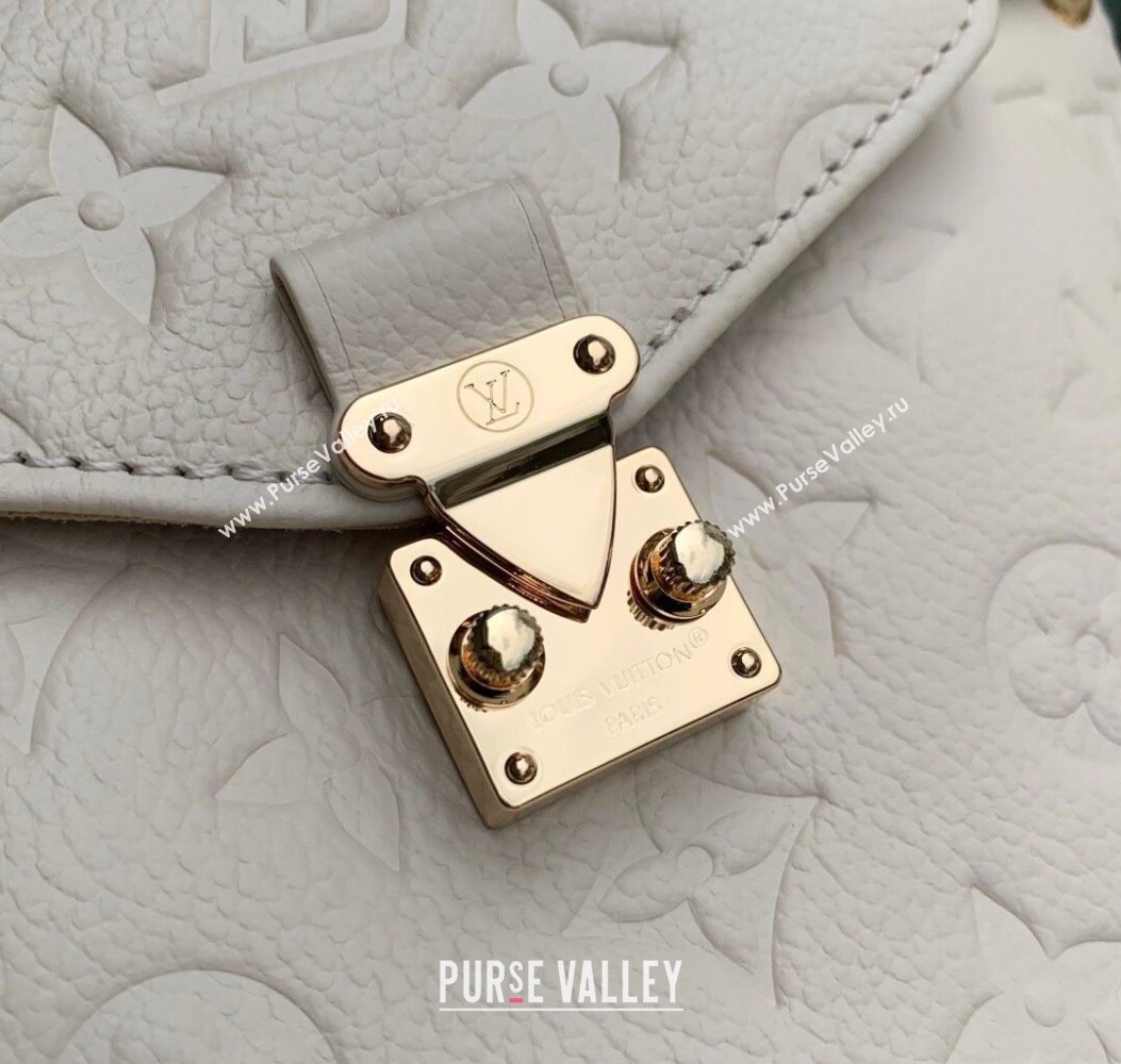 Louis Vuitton Nano Noe Backpack Bag in Embossed Grained Leather White M25819 2025 (KI-251009008)