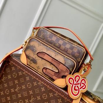 Louis Vuitton Mens Nil cross-body bag in Brown Monogram Landscape Canvas 2025 M26068 (KI-251009010)