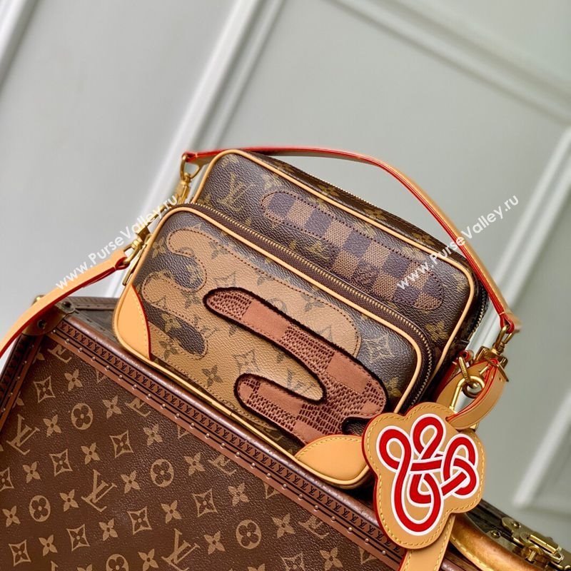 Louis Vuitton Mens Nil cross-body bag in Brown Monogram Landscape Canvas 2025 M26068 (KI-251009010)