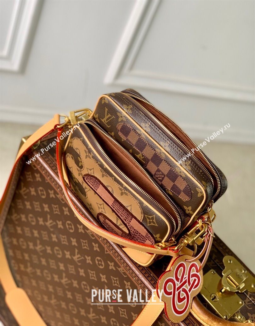 Louis Vuitton Mens Nil cross-body bag in Brown Monogram Landscape Canvas 2025 M26068 (KI-251009010)