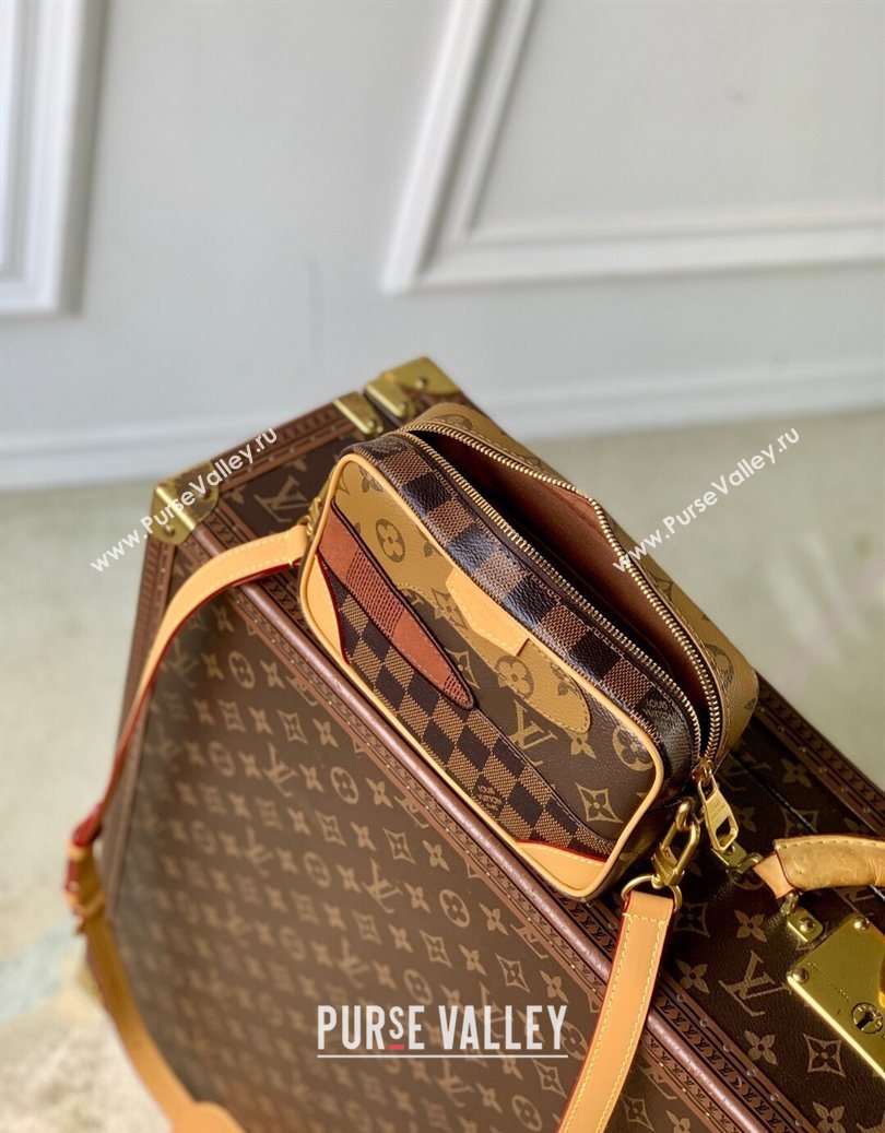 Louis Vuitton Mens Trocadero Wearable Wallet in Brown Monogram Landscape Canvas 2025 M26020 (KI-251009011)