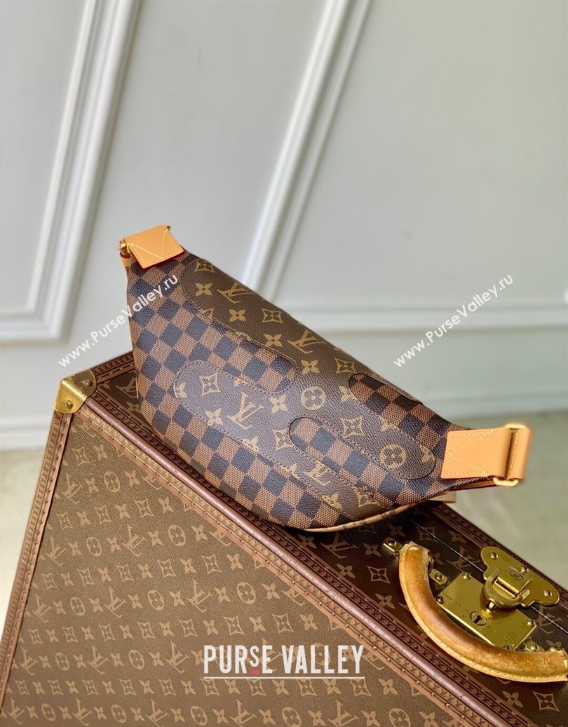Louis Vuitton Mens Rush Bumbag bag in Brown Monogram Landscape Canvas 2025 M15271 (KI-251009012)
