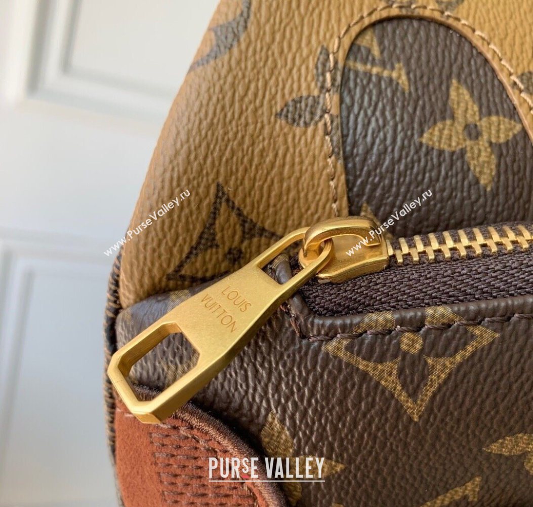 Louis Vuitton Mens Rush Bumbag bag in Brown Monogram Landscape Canvas 2025 M15271 (KI-251009012)