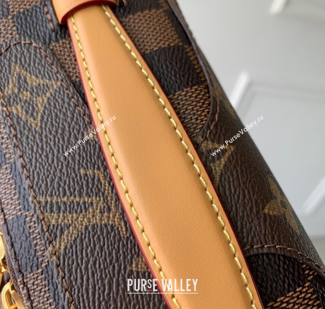 Louis Vuitton Mens Rush Bumbag bag in Brown Monogram Landscape Canvas 2025 M15271 (KI-251009012)