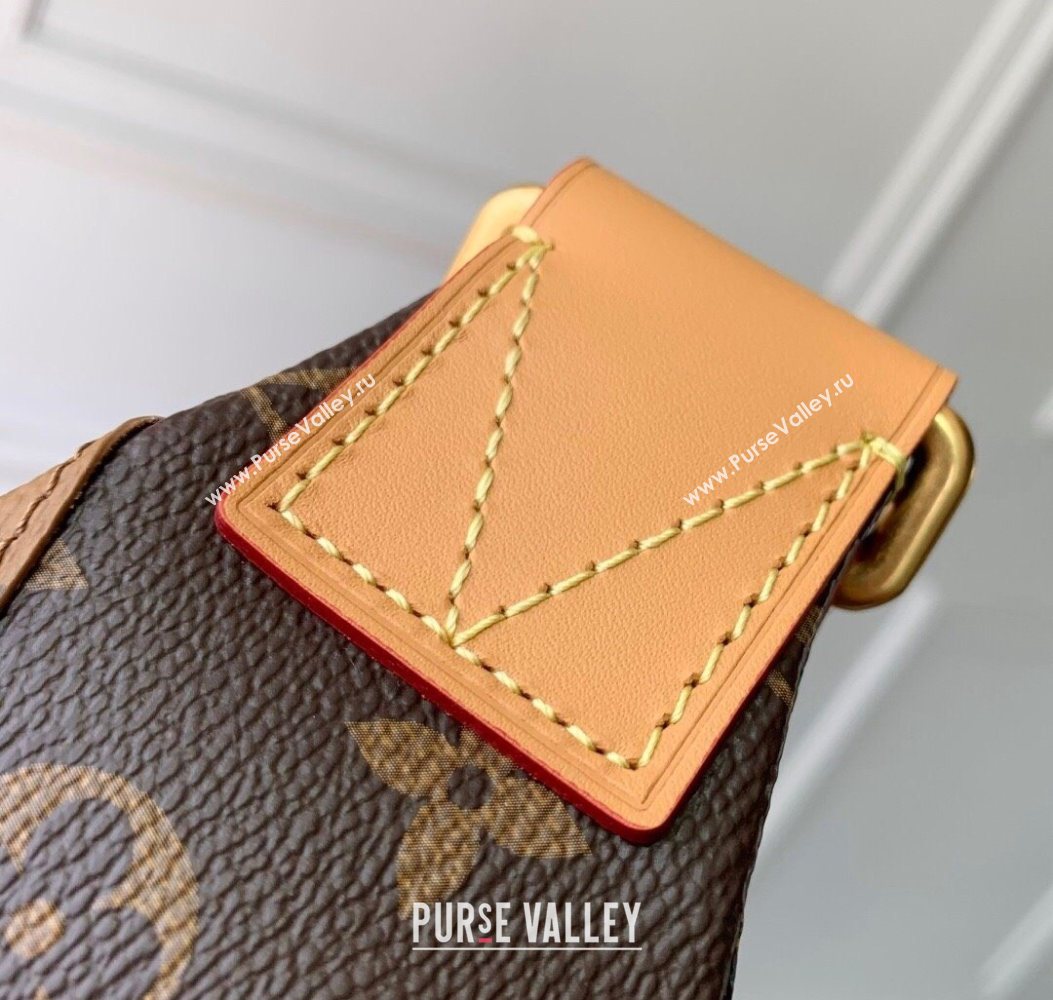 Louis Vuitton Mens Rush Bumbag bag in Brown Monogram Landscape Canvas 2025 M15271 (KI-251009012)