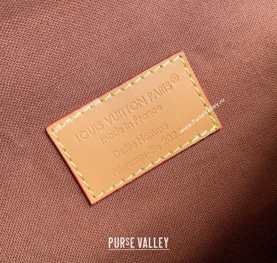 Louis Vuitton Mens Rush Bumbag bag in Brown Monogram Landscape Canvas 2025 M15271 (KI-251009012)