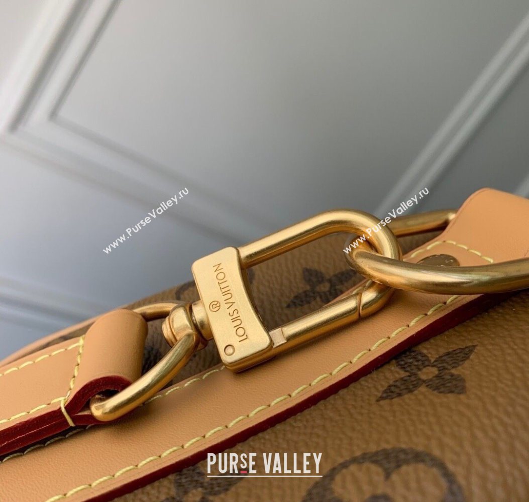 Louis Vuitton Mens Keepall Bandouliere 25 bag in Brown Monogram Landscape Canvas 2025 M15428 (KI-251009013)